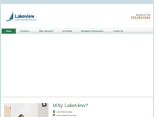 Tablet Screenshot of lakeviewloanservicing.com